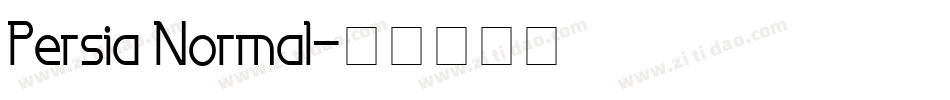 Persia Normal字体转换